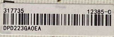 FUENTE PARA TV HISENSE / NUMERO DE PARTE 317735 / RSAG7.820.12385/ROH / 12385-C / DPD223GA0EA / CQC13134095636 / PANEL HD700X1U91-L1\S3\GM\ROH / MODELO 70A6G7 - Imagen 2